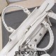 Balenciaga Cagole XS Small 26 White Motorcycle Lambskin Silver Hardware 26x11x8cm