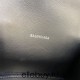 Balenciaga Hourglass XS Small 19 Croc-Embossed Black Black Hardware 19x8x21cm