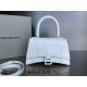 Balenciaga Hourglass Small 23 Calfskin White White Clasp 23x19x24cm