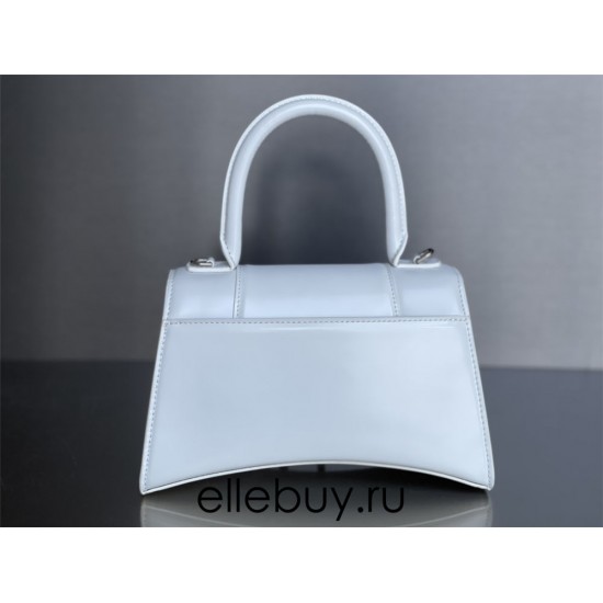 Balenciaga Hourglass Small 23 Calfskin White White Clasp 23x19x24cm