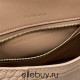 Balenciaga Hourglass Small 23 Croc-Embossed Brown Silver Hardware 23x19x24cm