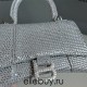 Balenciaga Hourglass XS Small 19 Diamond Silver Diamond Hardware 19x8x21cm