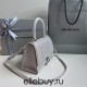 Balenciaga Hourglass Small 23 Diamond Silver Diamond Hardware 23x19x24cm