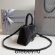 Balenciaga Hourglass XS Small 19 Diamond Black Diamond Hardware 19x8x21cm