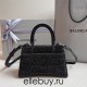 Balenciaga Hourglass XS Small 19 Diamond Black Diamond Hardware 19x8x21cm