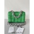 BOTTEGA VENETA Cassette Chain Padded Cassette Green Silver Buckle Medium 26 Size: 26x18x6cm Full Leather