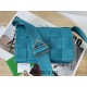 BOTTEGA VENETA Cassette 25 Medium New Blue 25x15x5cm Full Leather