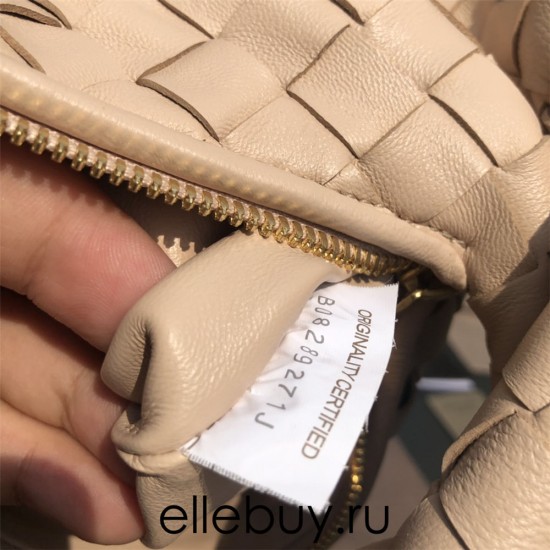 BOTTEGA VENETA Jodie 23 Beige 23x23.5x10 Full Leather