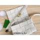 BOTTEGA VENETA Cassette 23 Medium White with Metal 23x15x5cm Full Leather