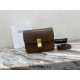 Celine Teen Box Polished Calfskin Brown Gold Hardware 18x15x6cm