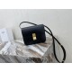 Celine Teen Box Polished Calfskin Black Gold Hardware 18x15x6cm