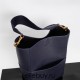 Celine SEAU SANGLE Large Grained Calfskin Black 23 x 33 x 17cm