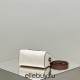 Celine Voyage Triomphe White Brown Model: 197583 Size: 19.5x14x7cm