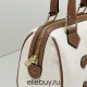 Celine Voyage Triomphe White Brown Model: 197583 Size: 19.5x14x7cm