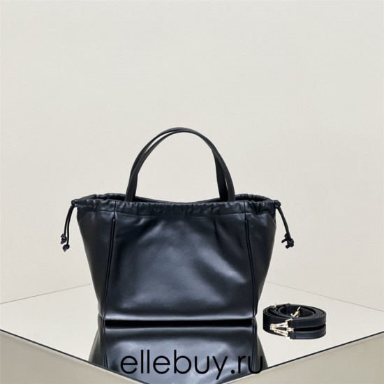 Celine Cabas Tote Black Full Leather Model: 111013 Size: 22x17x15cm