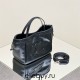 Celine Cabas Tote Black Full Leather Model: 111013 Size: 22x17x15cm