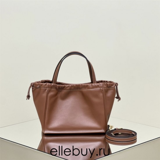 Celine Cabas Tote Brown Full Leather Model: 111013 Size: 22x17x15cm