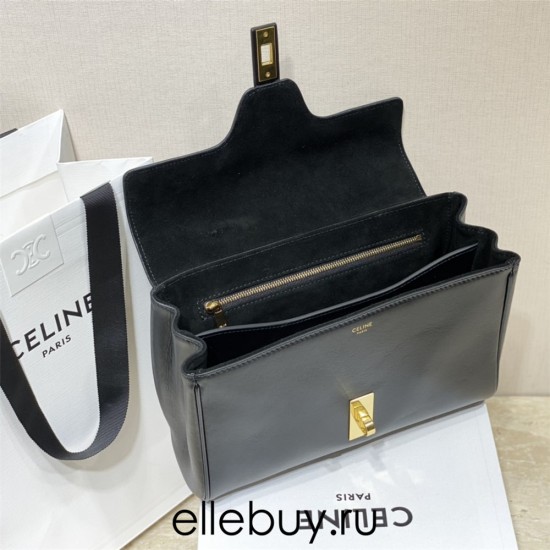 Celine Teen Soft 16 Black Model: 196853 Size: 23x15x9cm