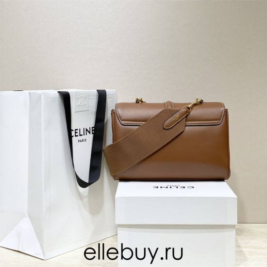 Celine Teen Soft 16 Brown Model: 196853 Size: 23x15x9cm