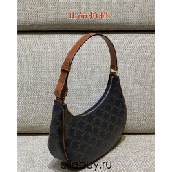 Celine Triomphe Canvas Ava Black Model: 193952 Size: 23x14x7cm