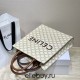 Celine Triomphe Canvas Cabas Tote 28.5 White Model: 191542 Size: 28.5x33x8cm