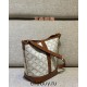 Celine Triomphe Canvas Small 30 Bucket White Brown Model: 191442 Size: 30x22x13cm