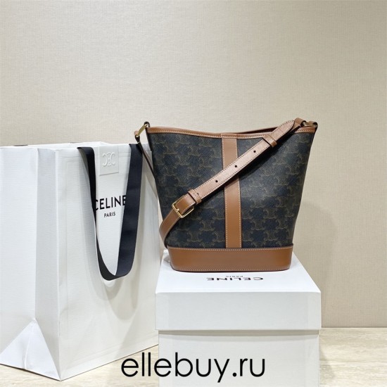 Celine Triomphe Canvas Small 30 Bucket Model: 191442 Size: 30x22x13cm