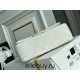 Chanel Classic Flap bag Mini 20 White with gold hardware, Caviar leather, Hass Factory leather, seamless.