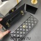 Chanel Classic Flap bag Small 23 Black with gold hardware, Caviar leather, seamless, red interior.