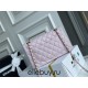 Chanel Classic Flap bag Small 23 Pink with champagne gold hardware, Caviar leather, Hass Factory leather, seamless.