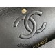 Chanel Classic Flap bag Medium 25 Black with gold hardware, Caviar leather, Hass Factory leather, seamless, black interior.