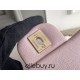 Chanel Classic Flap bag Small 23 Light Pink with champagne gold hardware, Caviar leather, Hass Factory leather, seamless.