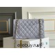 Chanel Classic Flap bag Small 23 Light Purple with champagne gold hardware, Caviar leather, Hass Factory leather, seamless.