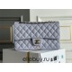 Chanel Classic Flap bag Medium 25 Light Purple with champagne gold hardware, Caviar leather, Hass Factory leather, seamless.