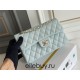 Chanel Classic Flap bag Small 23 Light Blue with champagne gold hardware, Caviar leather, Hass Factory leather, seamless.