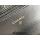 Chanel WOC 23C Gold Ball, Black with gold hardware, lambskin, Hass Factory leather, yellow interior, 19x12x3.5cm.