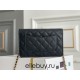 Chanel WOC Black with Gold Hardware Caviar Leather Hass Factory leather Red Interior 19x12x3.5cm