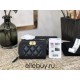 Chanel Leboy Key Pouch Black with Gold Hardware Lamb Leather Hass Factory leather Small Card Holder Coin Purse 11cm