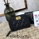 Chanel Leboy Key Pouch Black with Gold Hardware Lamb Leather Hass Factory leather Small Card Holder Coin Purse 11cm