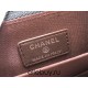 Chanel Classic Card Holder Black with Silver Hardware Lamb Leather Hass Factory leather 11cm