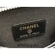 Chanel Classic Card Holder Black with Gold Hardware Lamb Leather Hass Factory leather 11cm