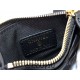 Chanel Classic Card Holder Black with Gold Hardware Lamb Leather Hass Factory leather 11x8cm