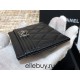 Chanel Leboy Card Holder Black with Silver Hardware Caviar Leather Hass Factory leather 11x8cm