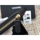 Chanel Long Wallet Folded Black with Gold Hardware Lamb Leather Hass Factory leather 19cm