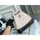 Chanel Gabrielle 2021 Backpack Pink with Silver Hardware Lamb Leather Hass Factory leather 23x23x11cm