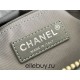 Chanel Gabrielle Hobo 22A Gray with Gold Hardware Lamb Leather Hass Factory leather 15x20x8cm