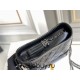 Chanel Gabrielle Hobo Black with Silver Hardware Lamb Leather Hass Factory leather 15x20x8cm