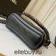 Chanel Gabrielle Hobo Black with Gold Hardware New Alphabet Shoulder Strap Lamb Leather Hass Factory leather 20cm