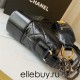 Chanel Gabrielle Hobo Black with Gold Hardware New Alphabet Shoulder Strap Lamb Leather Hass Factory leather 25cm