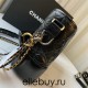 Chanel Gabrielle Hobo Black with Gold Hardware New Alphabet Shoulder Strap Lamb Leather Hass Factory leather 28cm